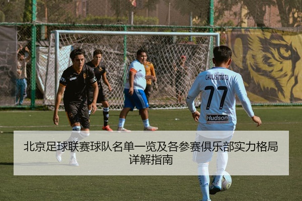 北京足球联赛球队名单一览及各参赛俱乐部实力格局详解指南