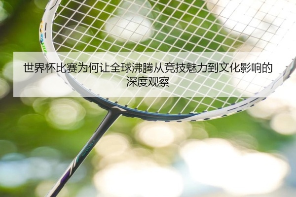 世界杯比赛为何让全球沸腾从竞技魅力到文化影响的深度观察